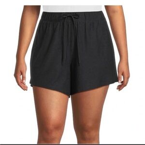 Athletic Works Women's Black Smooth Athletic Shorts